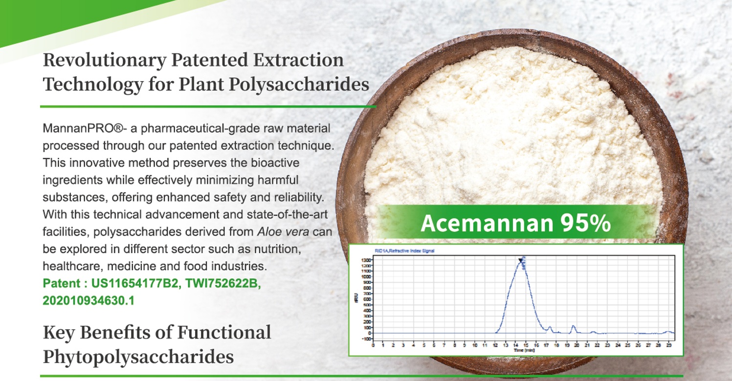 高純度アセマンナン「MannanPRO®」